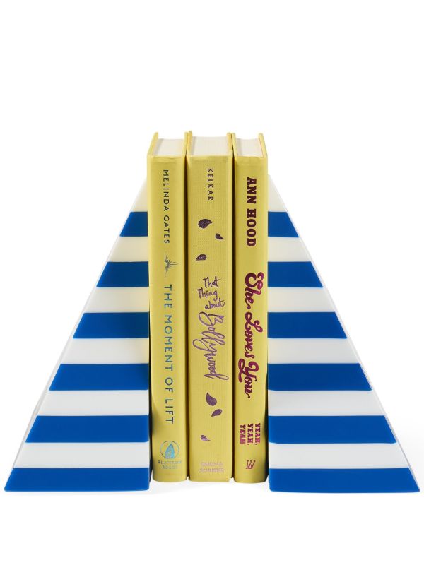 Jonathan Adler striped bookends | Browns Decorative Objects