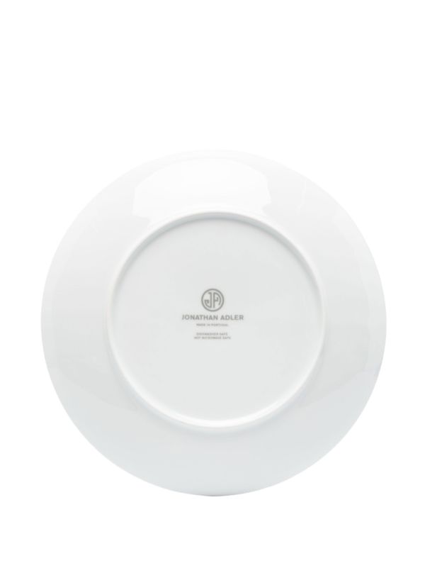 Jonathan Adler White 1948 Dinner Plate | Browns Plates & Bowls
