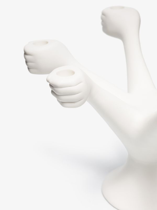 Jonathan Adler White Eve Candelabra | Browns Candle Holders