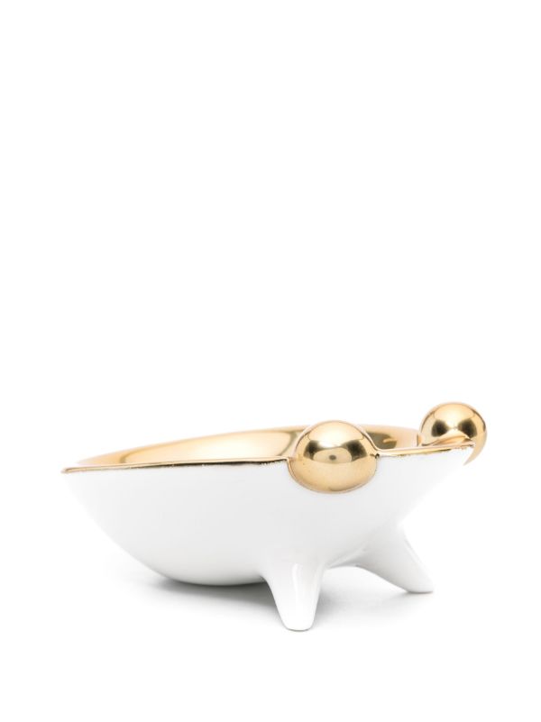 Jonathan Adler White Frog Salt And Pepper Cellar Set | Browns Plates & Bowls