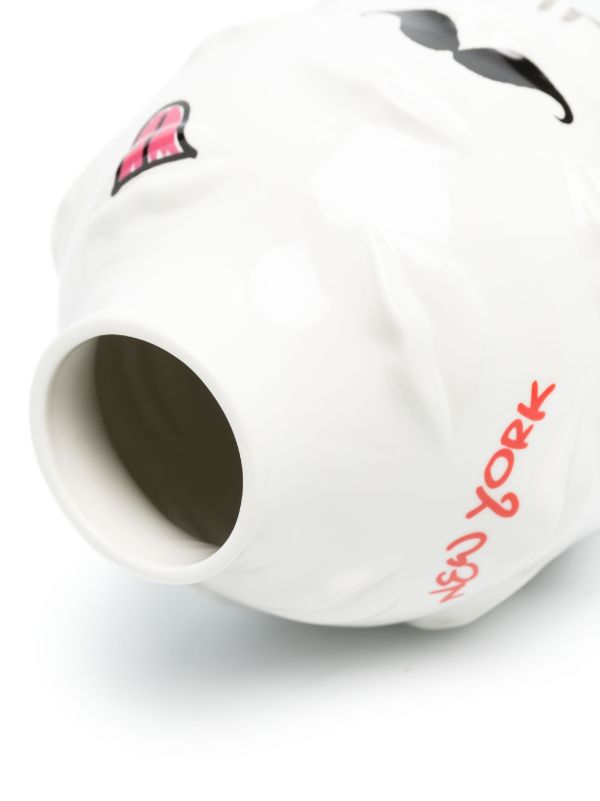 Jonathan Adler White Gala Graffiti Porcelain Vase | Browns Vases
