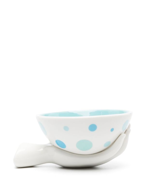 Jonathan Adler White L'Pop Eve Porcelain Accent Bowl | Browns Plates & Bowls