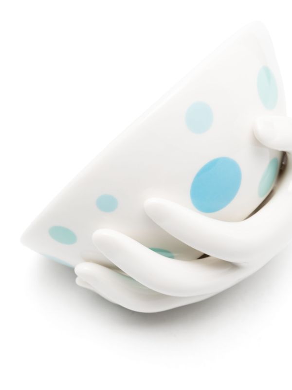 Jonathan Adler White L'Pop Eve Porcelain Accent Bowl | Browns Plates & Bowls