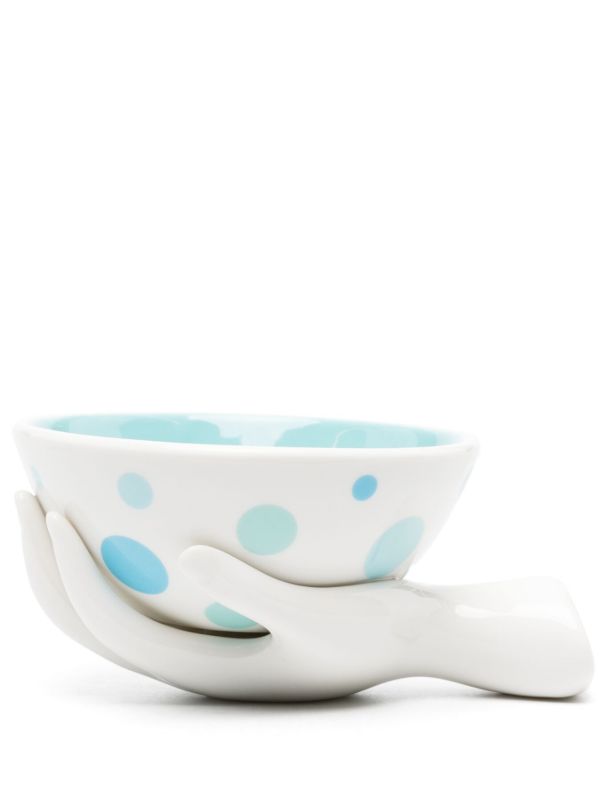 Jonathan Adler White L'Pop Eve Porcelain Accent Bowl | Browns Plates & Bowls