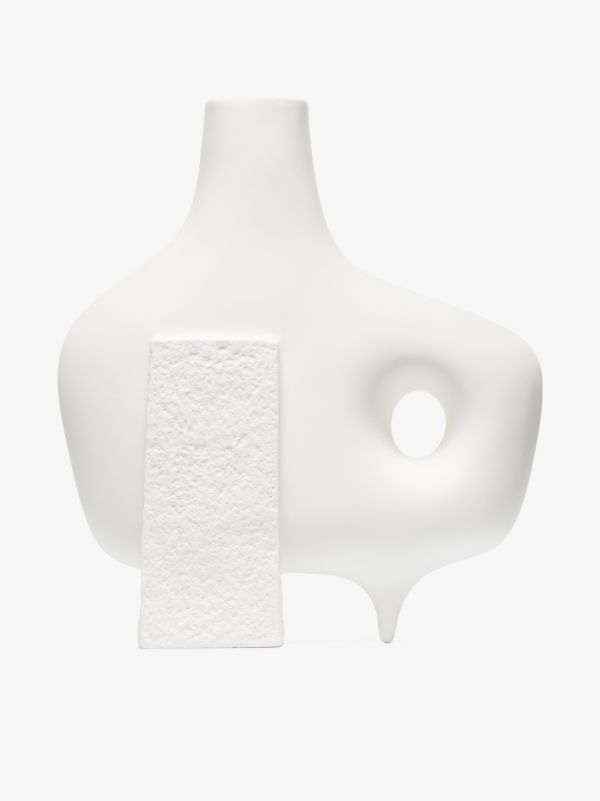 Jonathan Adler white medium paradox vase | Browns Vases