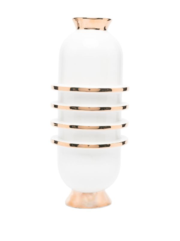 Jonathan Adler White Orbit Capsule Vase | Browns Vases