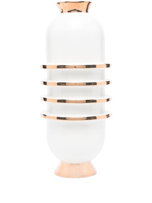 Jonathan Adler White Orbit Capsule Vase | Browns Vases