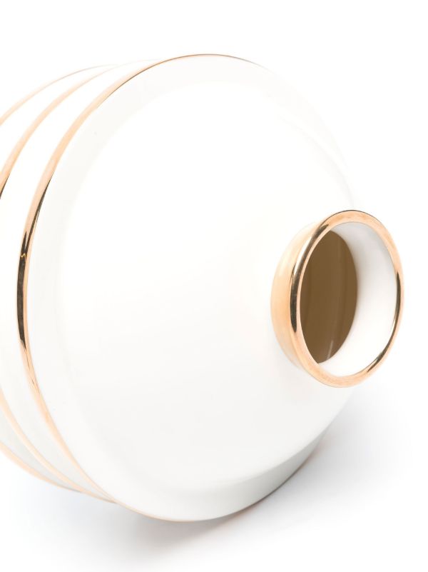 Jonathan Adler White Orbit Round Vase | Browns Vases