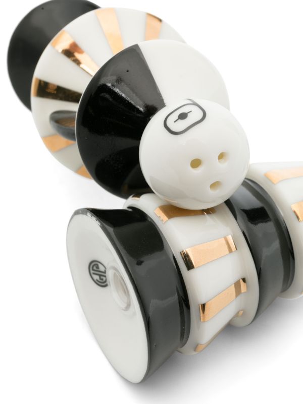 Jonathan Adler White Vienna Porcelain Salt And Pepper Shakers | Browns Kitchen Accessories