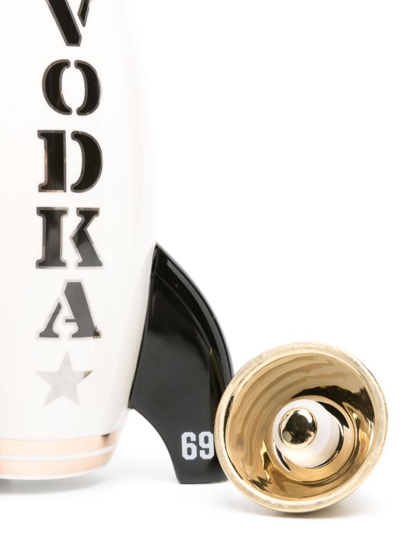 Jonathan Adler White Vodka Rocket Porcelain Decanter | Browns Barware