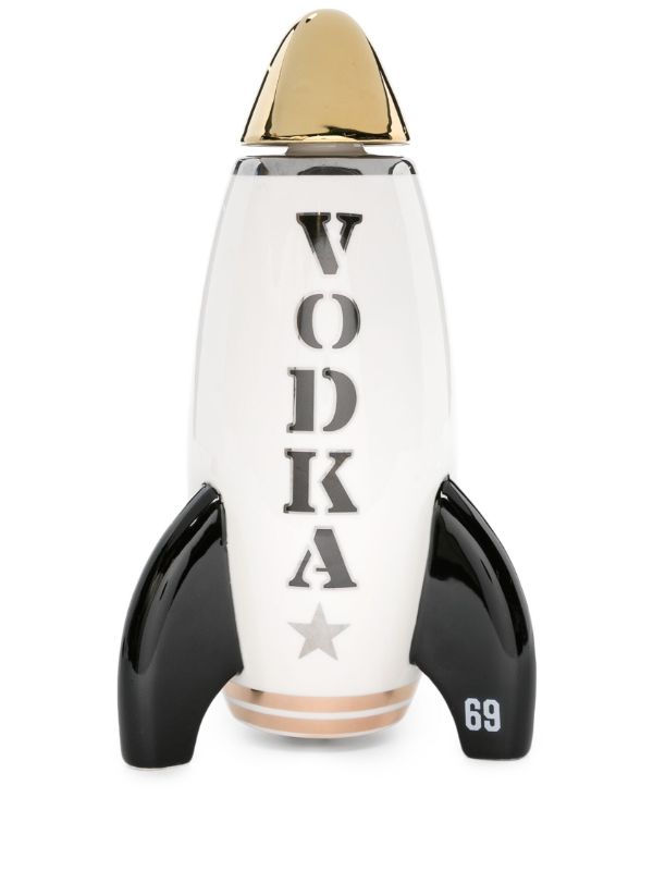 Jonathan Adler White Vodka Rocket Porcelain Decanter | Browns Barware