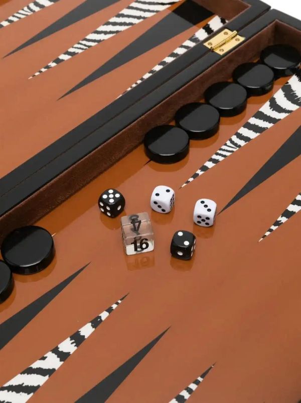 Jonathan Adler Zebra Backgammon Set | Browns Table Games