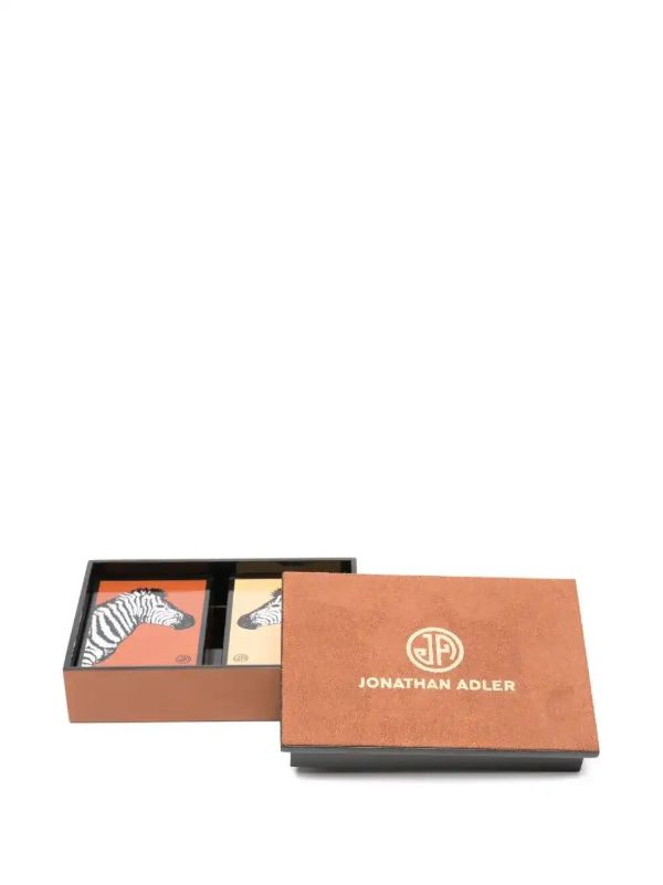 Jonathan Adler Zebras Cards Set | Browns Table Games