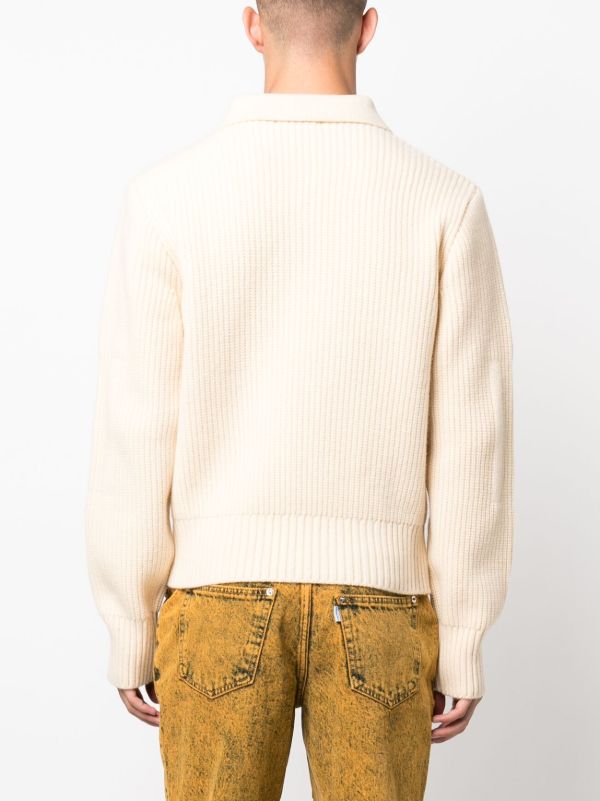 JUNTAE KIM Neutral Corset Ribbed Sweater | Browns Knitted Sweaters