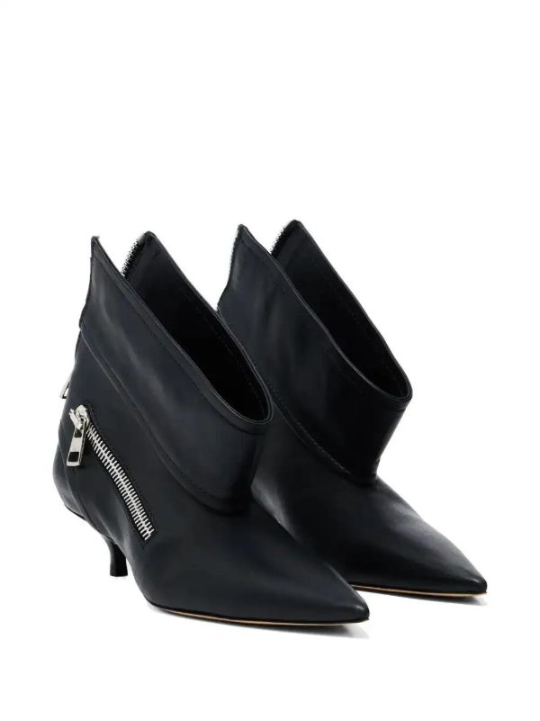 JW Anderson 40mm Leather Ankle Boots | Browns Boots