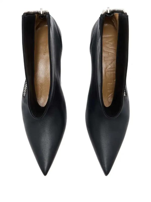 JW Anderson 40mm Leather Ankle Boots | Browns Boots