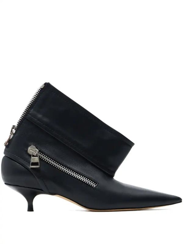 JW Anderson 40mm leather ankle boots | Browns Boots