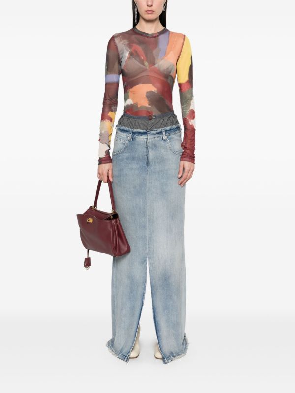 JW Anderson Abstract-print T-shirt | Browns T-Shirts & Jersey Shirts