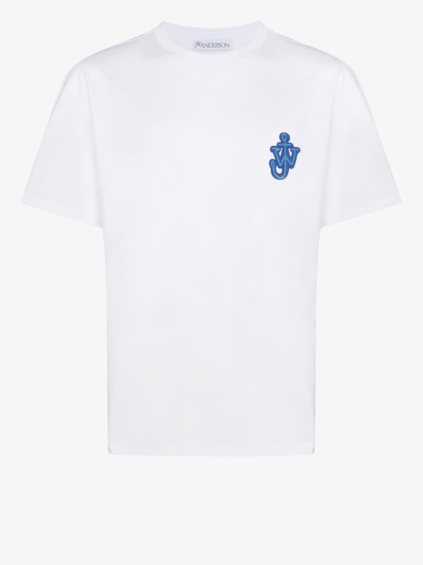 JW Anderson Anchor patch cotton T-shirt | Browns T-Shirts