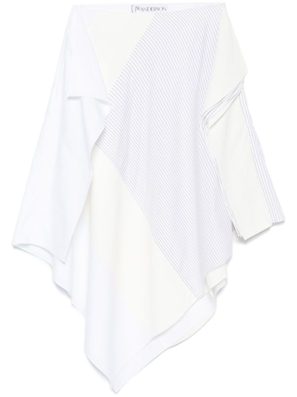 JW Anderson Asymmetric Midi Skirt | Browns Asymmetric & Draped Skirts