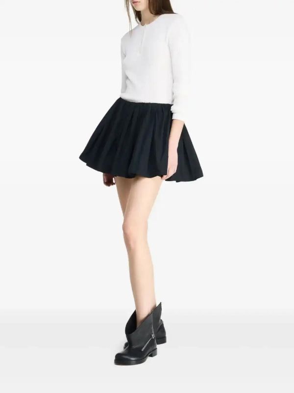 JW Anderson Gathered Circle Skort | Browns Pleated Skirts