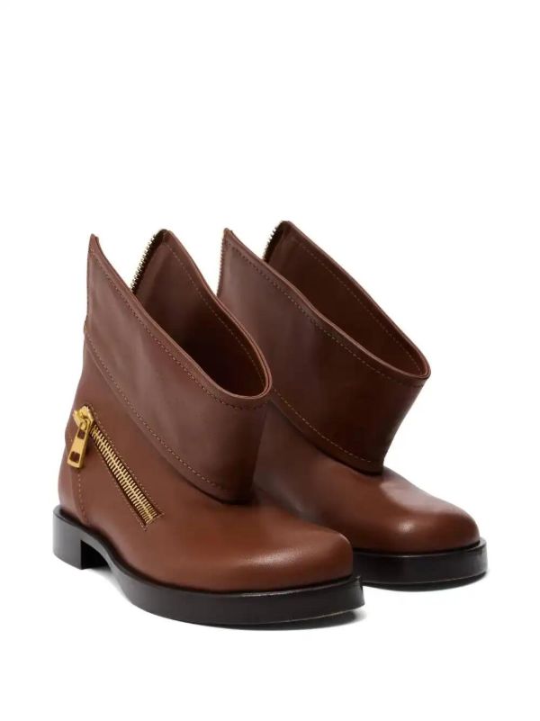 JW Anderson Leather Ankle Boots | Browns Boots