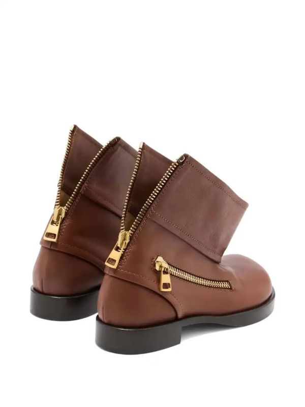JW Anderson Leather Ankle Boots | Browns Boots