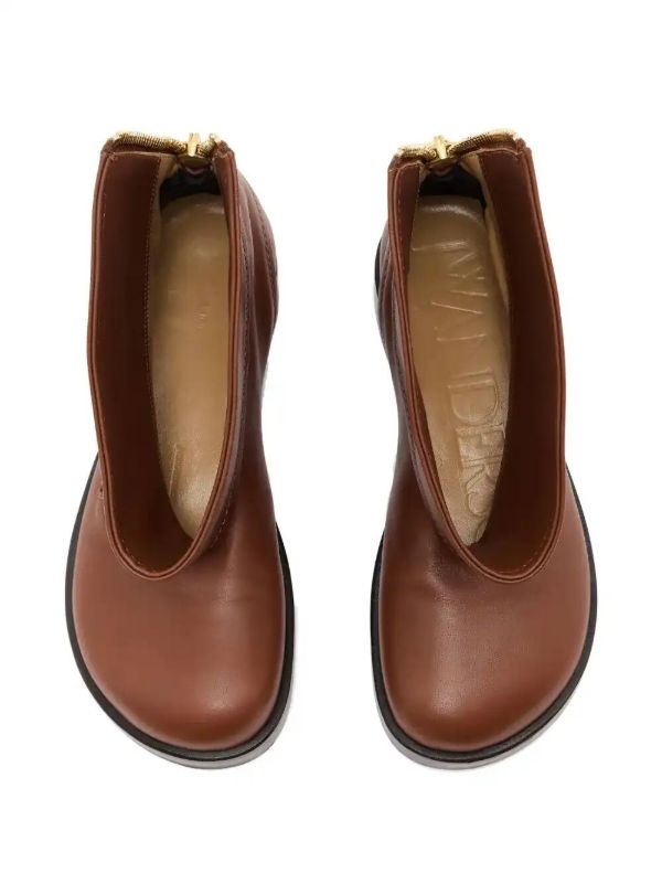 JW Anderson Leather Ankle Boots | Browns Boots