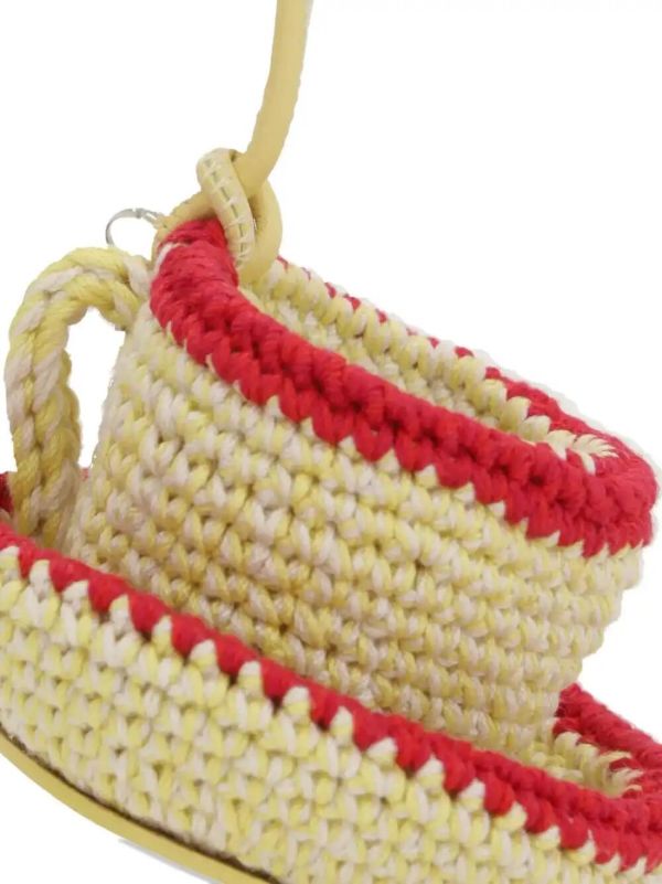 JW Anderson Tea Cup Bag Charm | Browns Keyrings & Chains