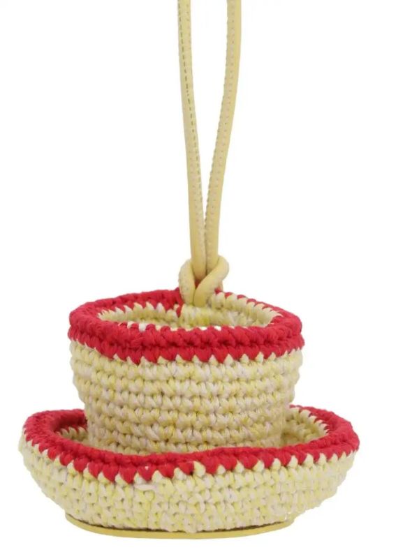 JW Anderson Tea Cup Bag Charm | Browns Keyrings & Chains