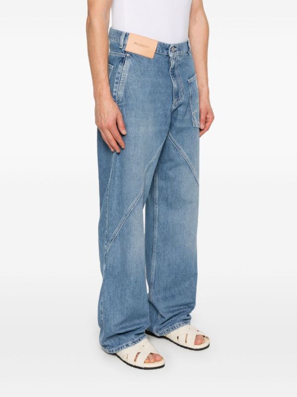 JW Anderson Twisted Jeans | Browns Relaxed-Fit Jeans