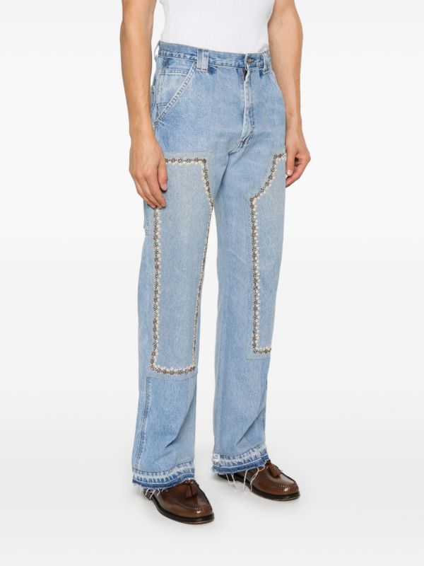 Kartik Research Double-Knee Jeans | Browns Regular & Straight-Leg Jeans