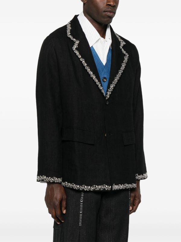 Kartik Research Embroidered Blazer | Browns Blazers