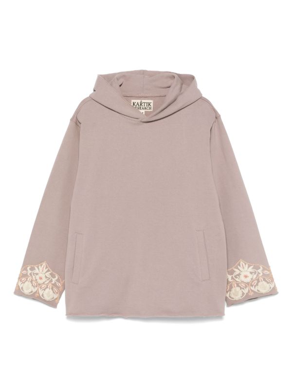 Kartik Research embroidered hoodie | Browns Hoodies