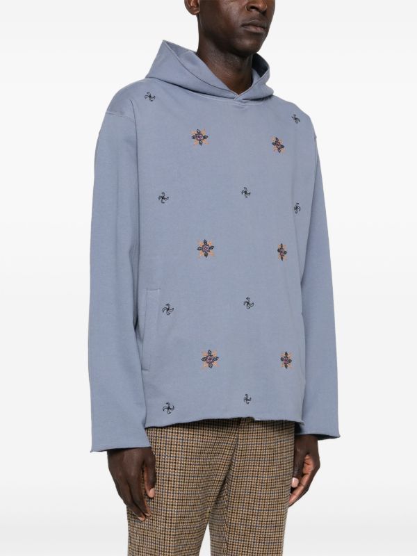 Kartik Research Geometric-Embroidered Hoodie | Browns Hoodies