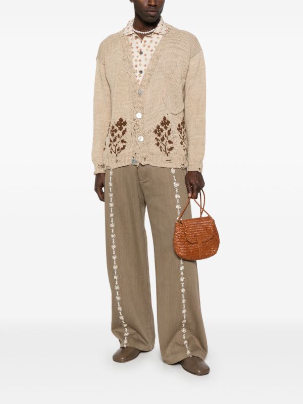 Kartik Research Intarsia-knit Cardigan | Browns Cardigans