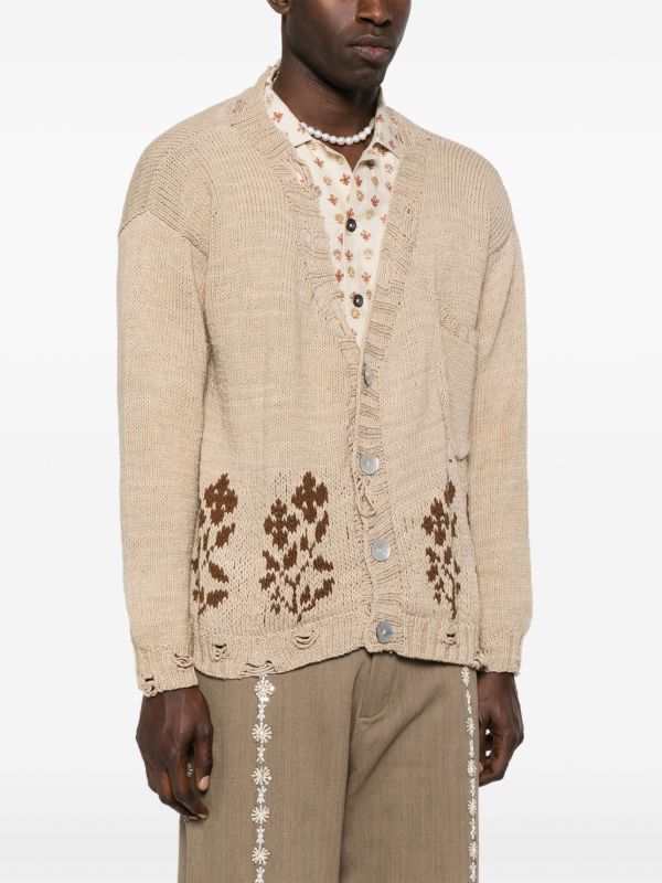 Kartik Research Intarsia-knit Cardigan | Browns Cardigans