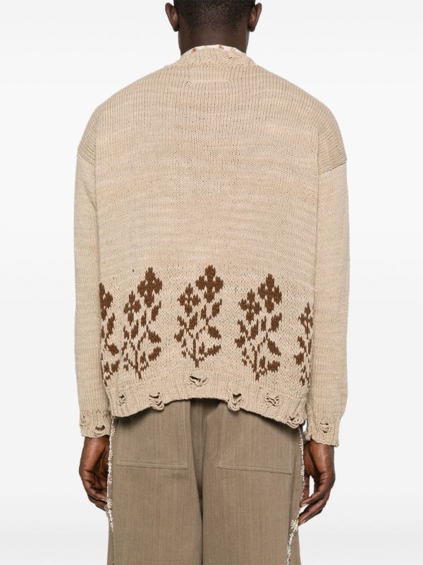 Kartik Research Intarsia-knit Cardigan | Browns Cardigans
