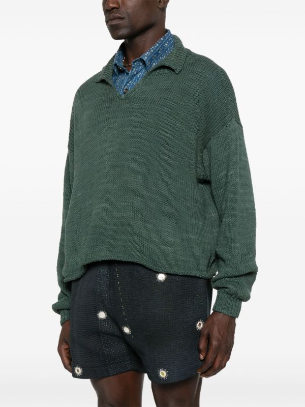 Kartik Research Logo-intarsia Sweater | Browns Knitted Sweaters