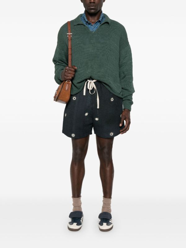 Kartik Research Mirror Shorts | Browns Bermuda Shorts