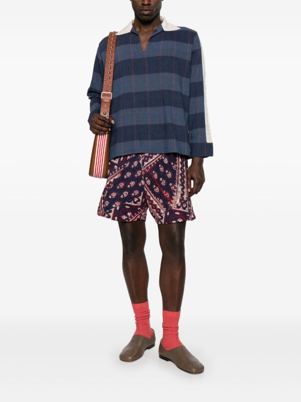 Kartik Research Patchwork-design Shorts | Browns Bermuda Shorts