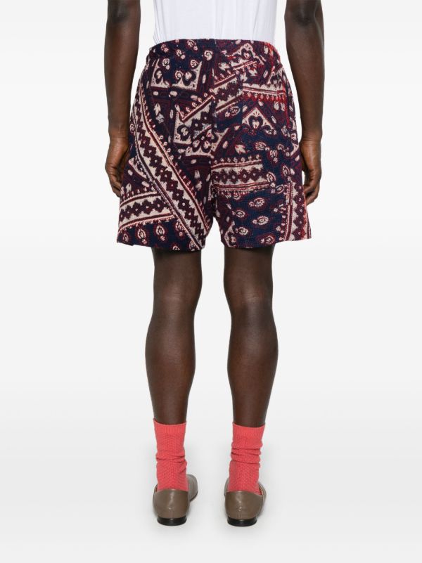 Kartik Research Patchwork-design Shorts | Browns Bermuda Shorts