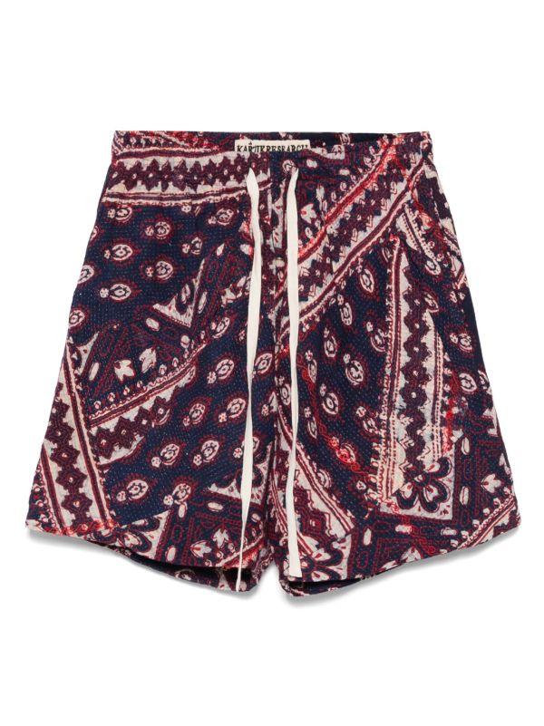 Kartik Research patchwork-design shorts | Browns Bermuda Shorts