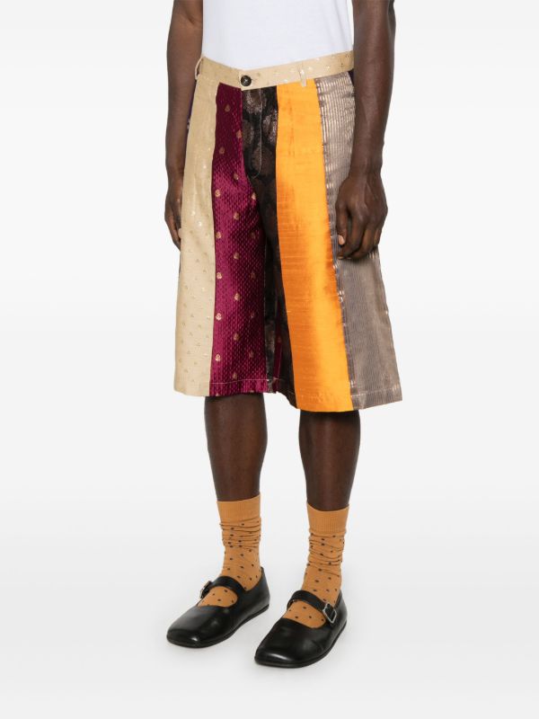 Kartik Research Patterned-jacquard Shorts | Browns Bermuda Shorts