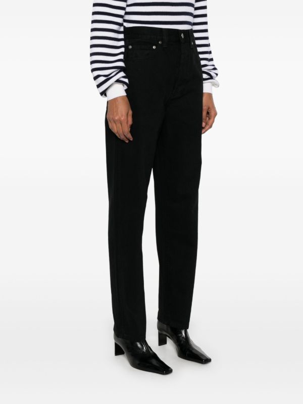 KHAITE Black Corben Jeans | Browns Straight-Leg Jeans