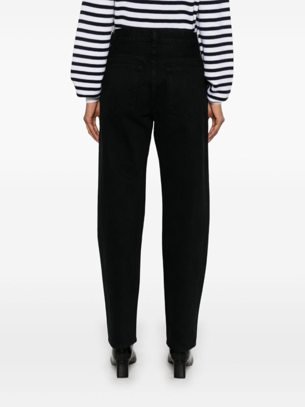 KHAITE Black Corben Jeans | Browns Straight-Leg Jeans