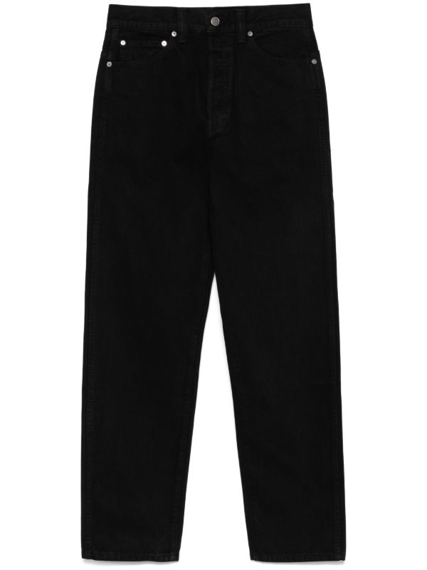 KHAITE Black Corben Jeans | Browns Straight-Leg Jeans