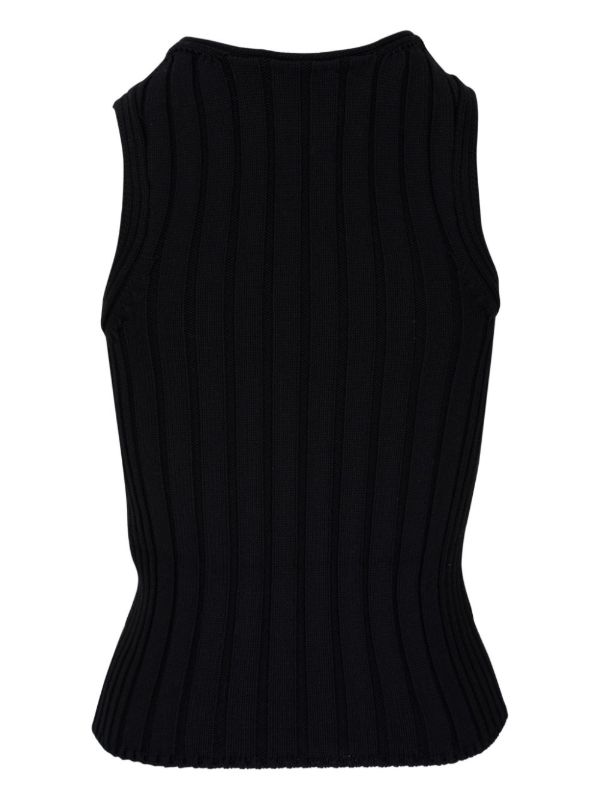 KHAITE Black Manu Knitted Top | Browns Knitted Tops