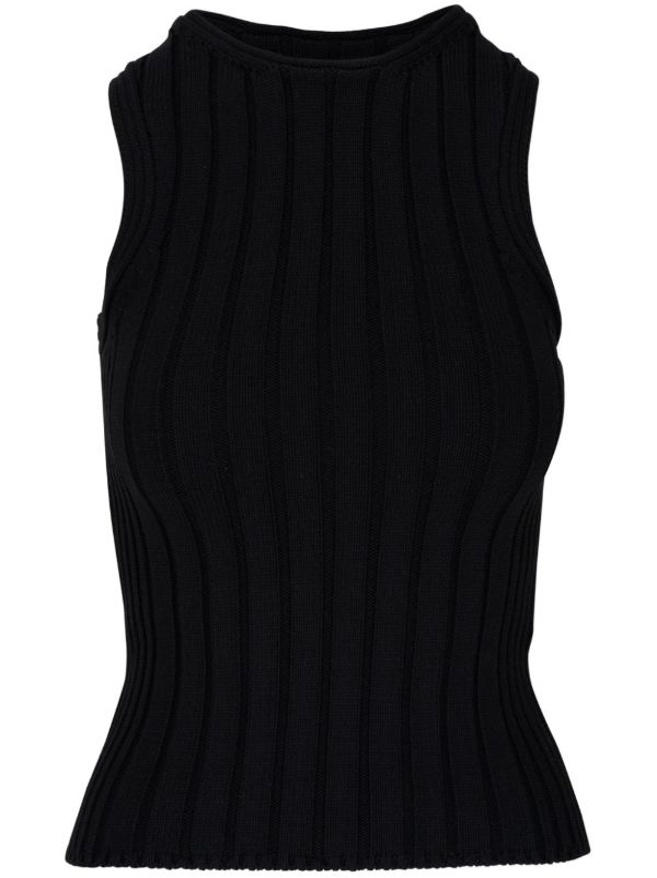 KHAITE Black Manu Knitted Top | Browns Knitted Tops