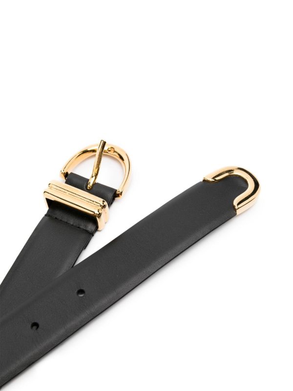 KHAITE Black The Bambi Leather Belt | Browns Belts